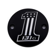 CUSTOM ENGRAVING 131-14-63BG M8 Timer Cover 131 Black