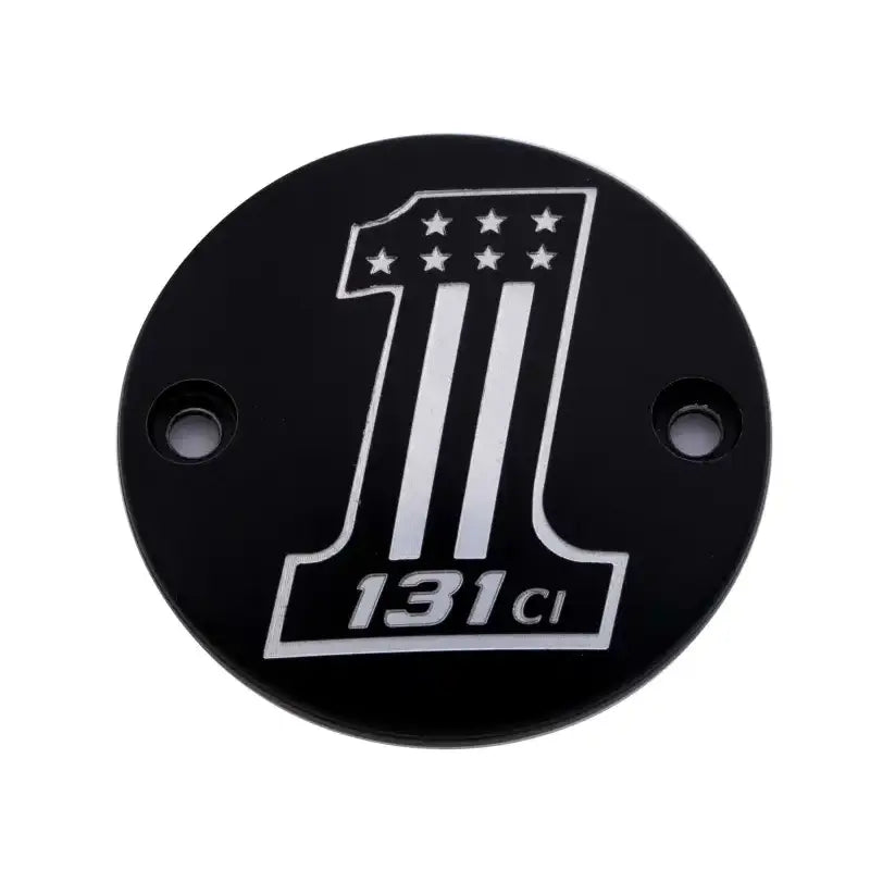 CUSTOM ENGRAVING 131-14-63BG M8 Timer Cover 131 Black
