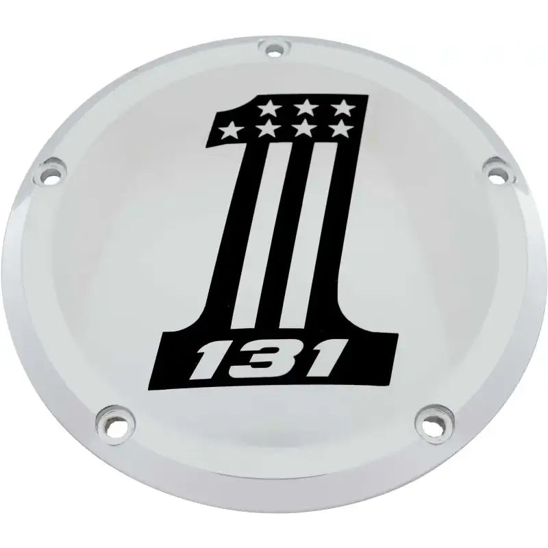 CUSTOM ENGRAVING 131-14-67 6 M8 Softail Derby Cover 131 Chrome