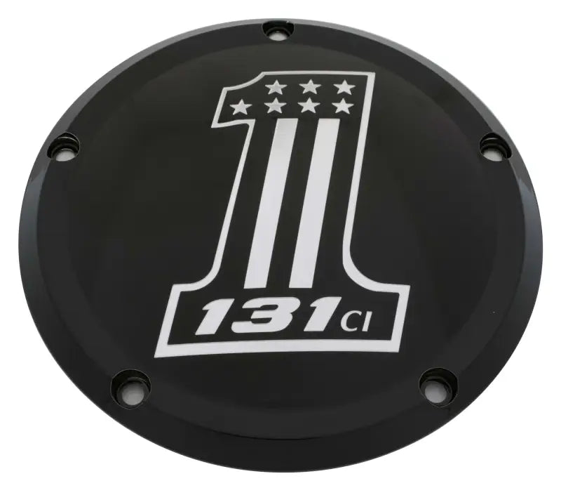 CUSTOM ENGRAVING 131-14-67BG 6 M8 Softail Derby Cover 131 Black