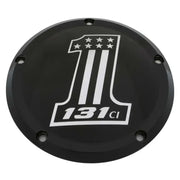 CUSTOM ENGRAVING 131-14-67BG 6 M8 Softail Derby Cover 131 Black