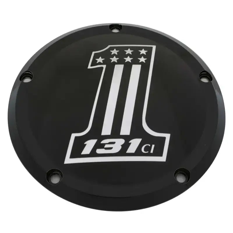 CUSTOM ENGRAVING 131-14-67BG 6 M8 Softail Derby Cover 131 Black