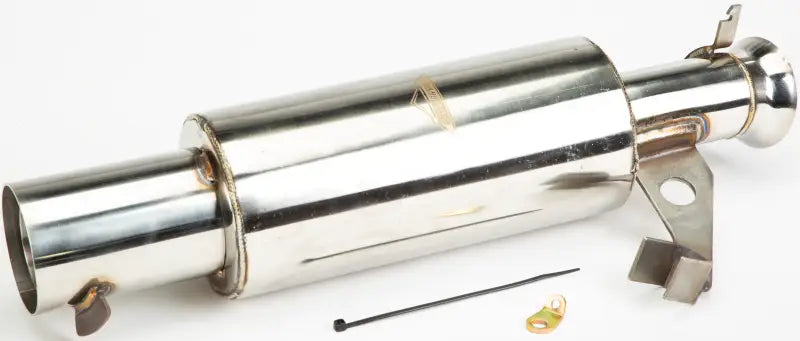 Stainless steel car exhaust muffler with mounting brackets for Straightline Stainless Muffler Arctic 800 C Tec 2 18 19 S/M