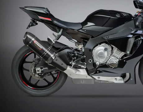 YOSHIMURA 13141EM220 Exhaust Signature Alpha Slip On Ss Cf Cf