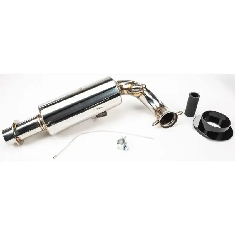 Stainless steel lightweight silencer muffler and pipe with mounting hardware for 132-142 Straightline S/M