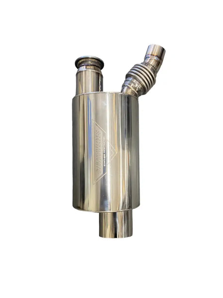 132-159 Straightline Lightweight Muffler Stainless - Exhaust