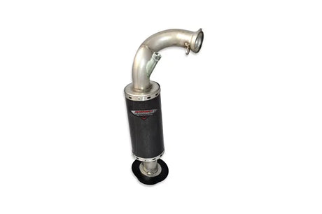 132-162 Straightline Lightweight Muffler Carbon - Exhaust