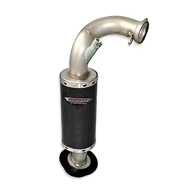 132-162 Straightline Lightweight Muffler Carbon - Exhaust