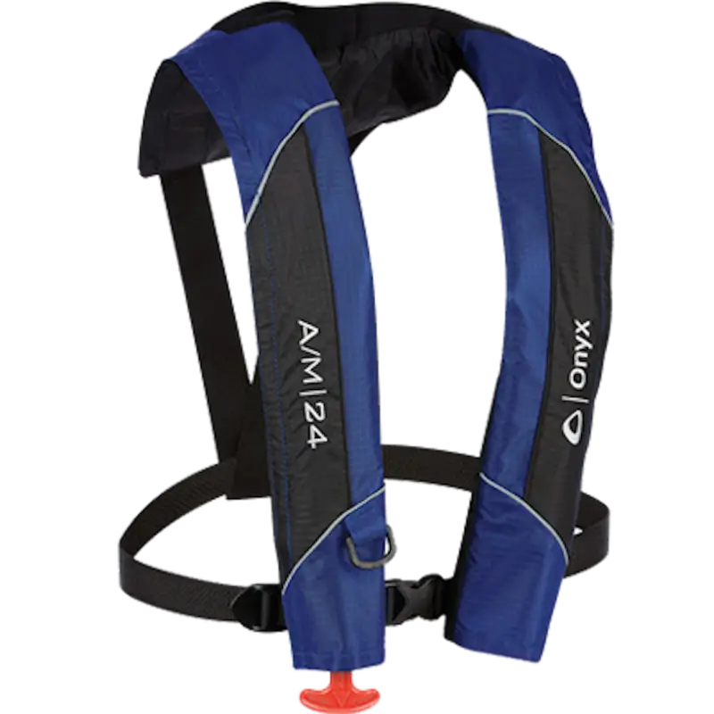 132000-500-004-15 Onyx Outdoor A/M-24 Auto/Manual Lifejacket Blue, ideal for RV, Automotive, Powersports, off-road, marine, exterior, truck accessories, interior, truck bed, rv parts, Marine, AVADA - Best Sellers, Marine Maintenance