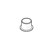 13228 Demco Bushing Flanged Plastic. Tow Bar Hardware