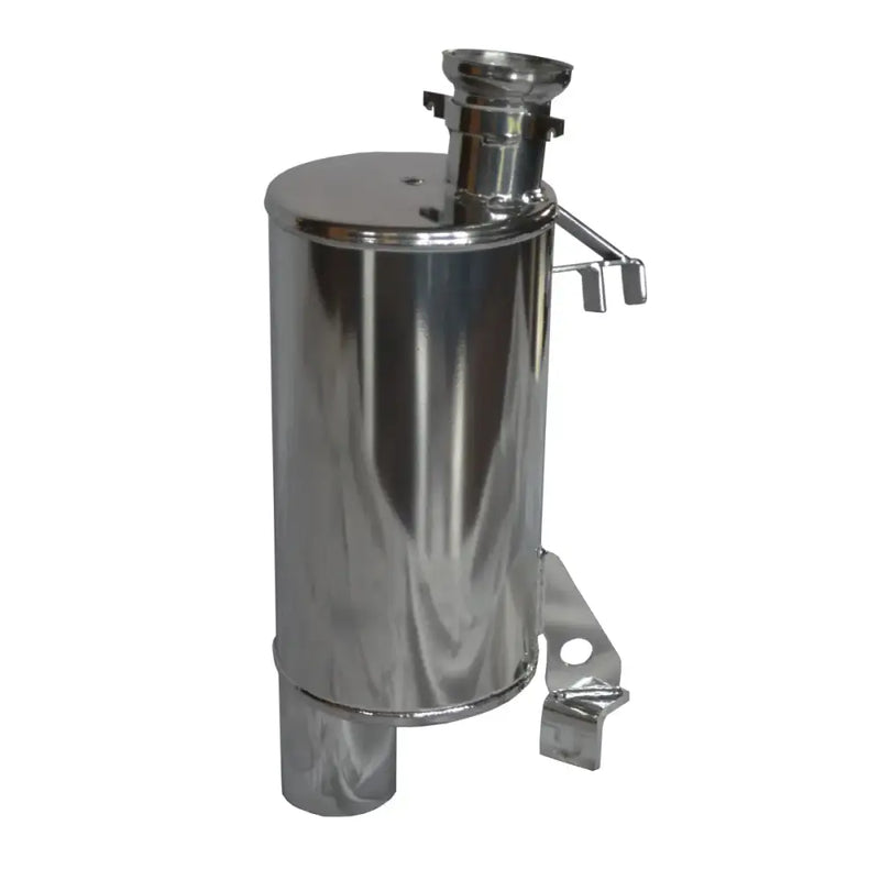 Polished stainless steel coolant overflow tank for Lightweight Muffler Ceramic Yam or muffler ceramic yam