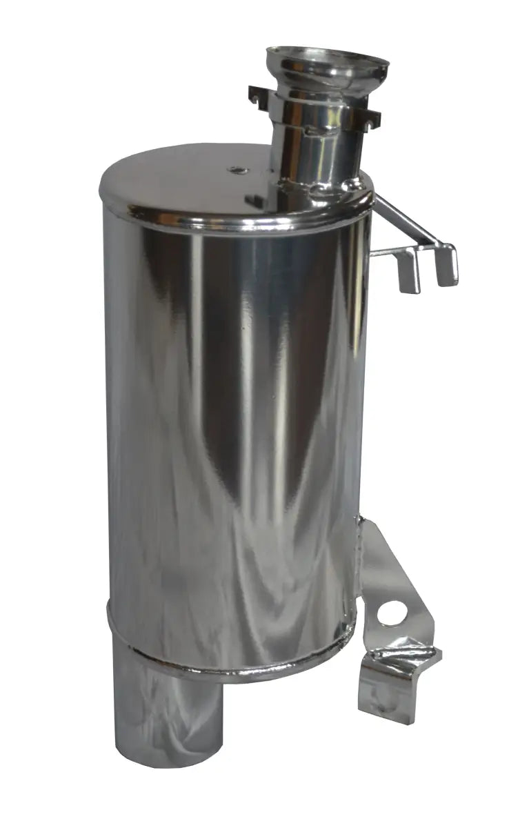 Polished stainless steel coolant overflow tank for Lightweight Muffler Ceramic Yam or muffler ceramic yam