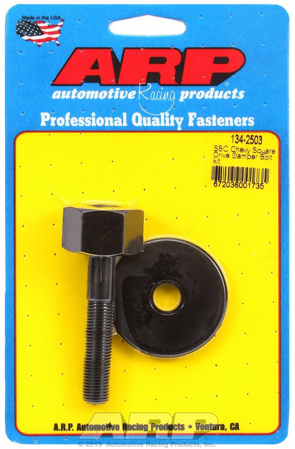 134-2503 ARP Fasteners Harmonic Balancer Bolt For Use With Chevy
