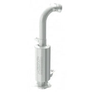 White metal exhaust pipe for Silencer Race Stainless S D Motorcycle Race Stainless fit