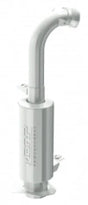 White metal exhaust pipe for Silencer Race Stainless S D Motorcycle Race Stainless fit