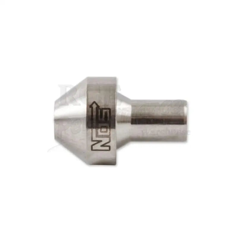 Silver metal nozzle for 13760-80NOS precision SS jet in the 13760-80NOS series