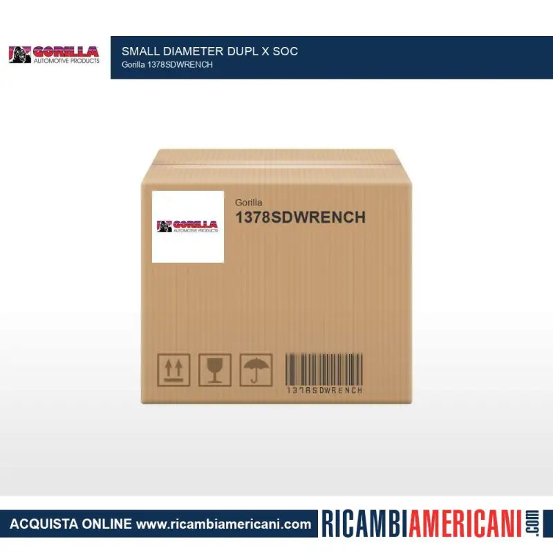 1378SDWRENCH Gorilla Small Diameter Dupl X Soc - Lug Nut Socket