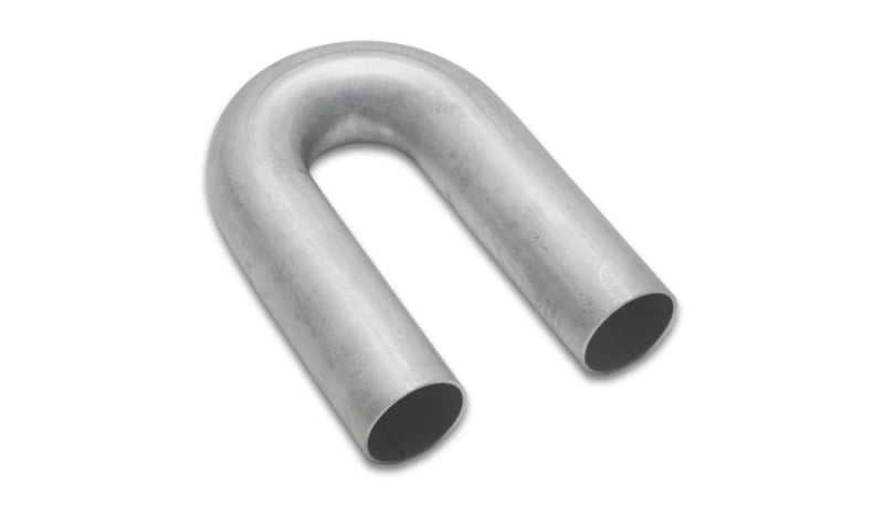 Vibrant 13822 Vibrant 321 Stainless Steel 180 Degree Mandrel Bend 1.75in OD x 2.625in CLR 18 Gauge Wall Thickness