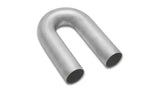 Vibrant 13848 Vibrant 321 SS 180 Degree Mandrel Bend 2.50in O.D. x 3.75in CLR - 16 Gauge Wall Thickness