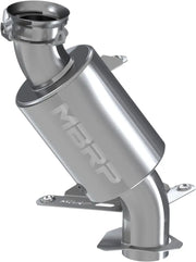 Shiny metal exhaust muffler for 138T307 Performance Exhaust Trail Silencer, performance exhaust trail gear