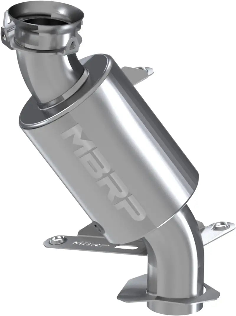 Shiny metal exhaust muffler for 138T307 Performance Exhaust Trail Silencer, performance exhaust trail gear