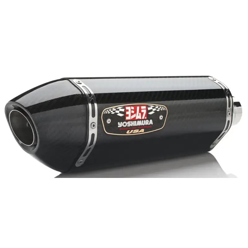 Black carbon fiber motorcycle exhaust muffler for 13990A0220 Exhaust Race R 77 Full Sys SS Cf Cf
