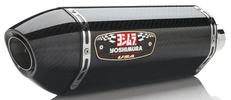 Black carbon fiber motorcycle exhaust muffler for 13990A0220 Exhaust Race R 77 Full Sys SS Cf Cf