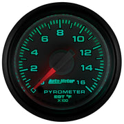 AutoMeter 8544 Autometer Factory Match 52.4mm Full Sweep Electronic 0-1600 Deg F EGT/Pyrometer Gauge