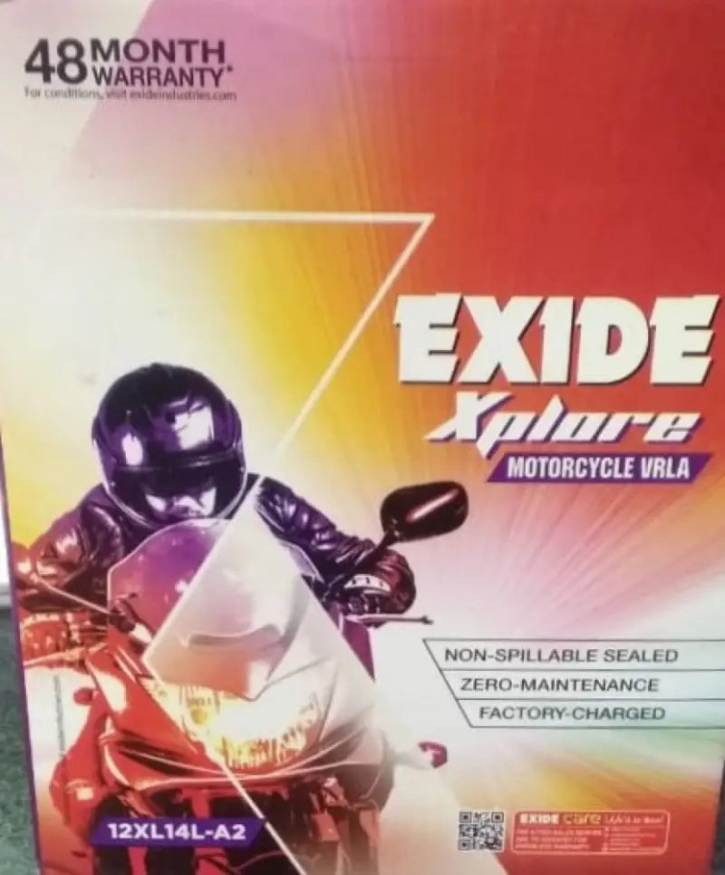 Exide battery motorcycle 14-A2 Exide Battery Motorcycle for reliable power
