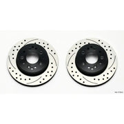 Wilwood 140-11739-D 140-11739-D Wilwood Rotor Kit Rear-Drilled 65-82 Corvette C2/C3 (1Pc Rotors)