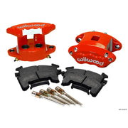 Wilwood 140-12102-R 140-12102-R Wilwood D154 Rear Caliper Kit - Red 1.12 / 1.12in Piston 0.81in Rotor