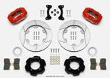 Wilwood 140-13379-R Wilwood Forged Dynalite Front Hat Kit 11.00in GT Rotor Red 95-05 Miata