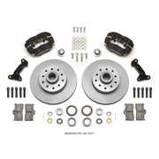 Wilwood 140-14271 140-14271 Wilwood Forged Dynalite Front Kit 11.03in 1 PC Rotor&Hub 74-80 Pinto/Mustang II Disc Spindle only