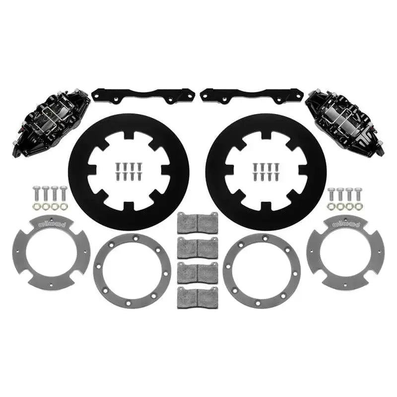 Wilwood 140-16628 Wilwood 17-21 Can-Am X3RS Black Front Kit 11.25in - Undrilled Rotors