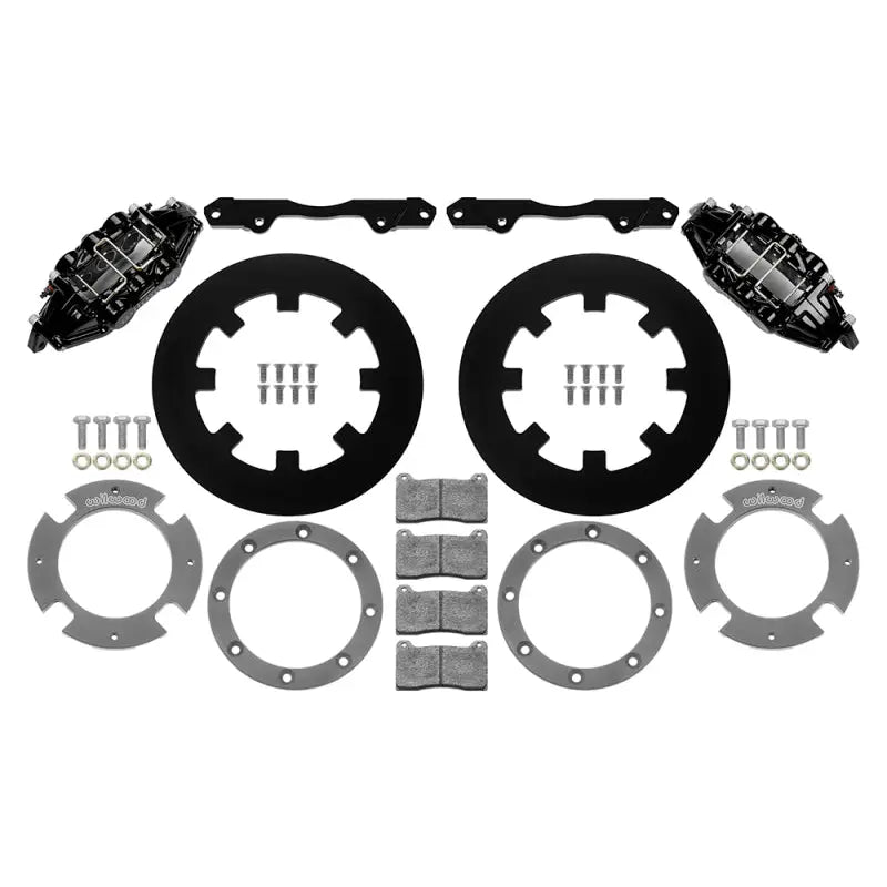 Wilwood 140-16628 140-16628 Wilwood 17-21 Can-Am X3RS Black Front Kit 11.25in - Undrilled Rotors