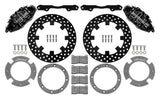 Wilwood 140-16629-D Wilwood 17-21 Can-Am X3RS Black Rear Kit 11.25in - Drilled Rotors