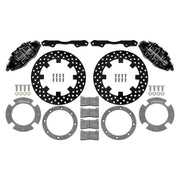 Wilwood 140-16629-D Wilwood 17-21 Can-Am X3RS Black Rear Kit 11.25in - Drilled Rotors