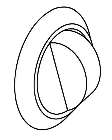 140338 Suburban Mfg Knob Tstat Oven Black - Stove Control