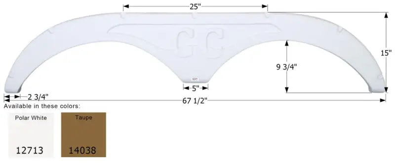 14038 Icon Fender Skirt Tandem Forest River