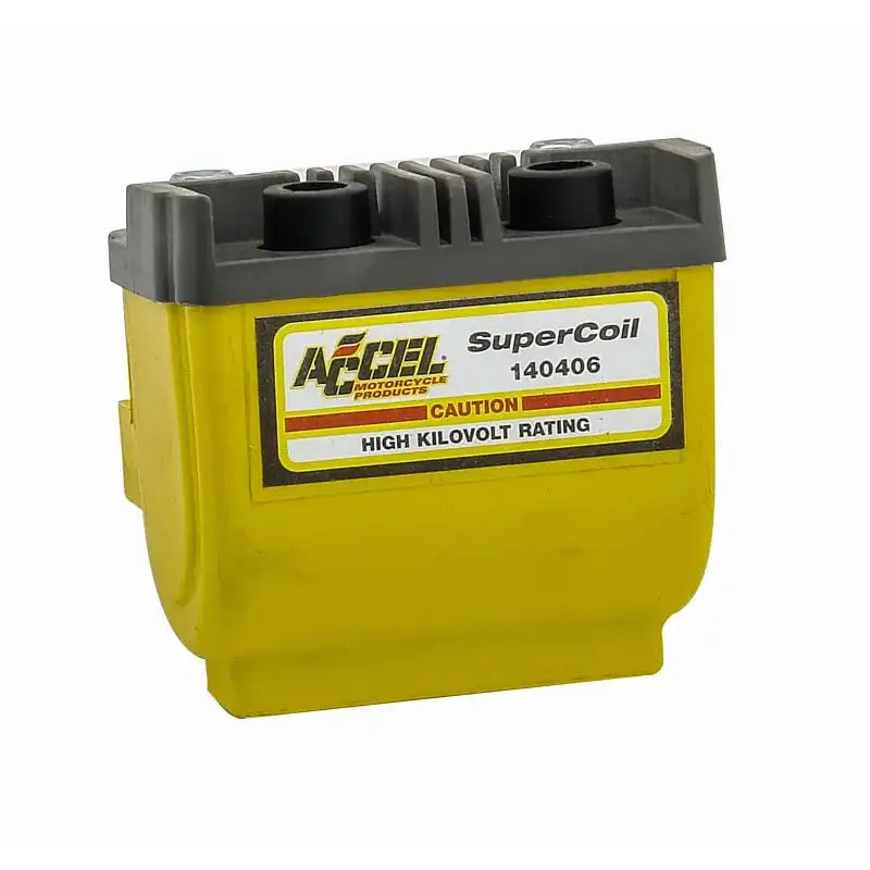 Yellow Accel Super Coil for Motorcycles 140406 Dual Fire Super Coil RV Parts & Accessories