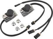 Automotive lighting system with heat sinks and wiring harness for Stealth Supercoil Softail