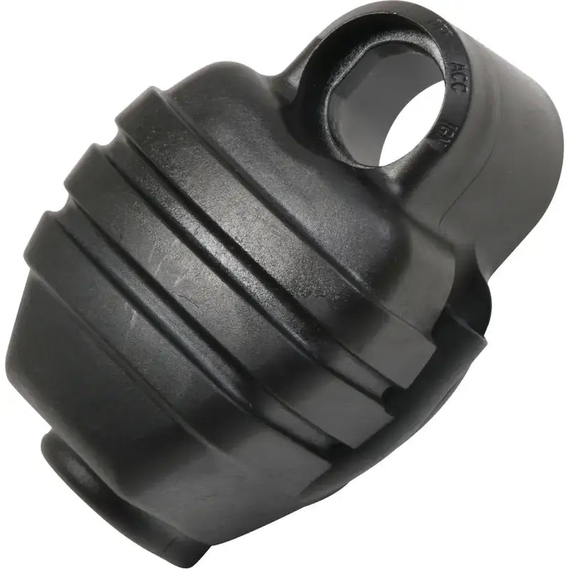 Black ribbed plastic electrical connector boot for Super Coil in RV & truck parts