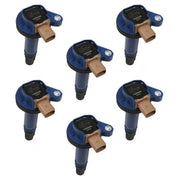 140646B-6 ACCEL Coil,Ford Ecoboost 3.5L V6, 6-Pack Blue