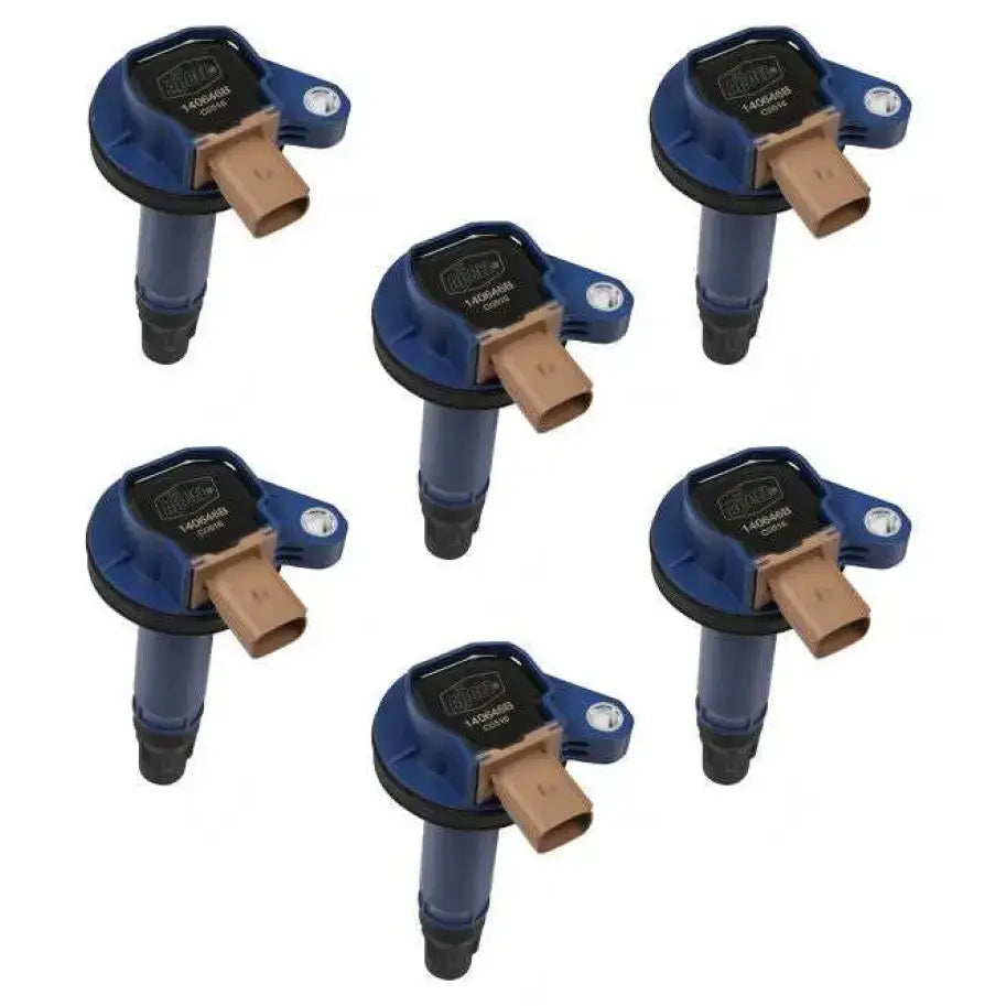 140646B-6 ACCEL Coil,Ford Ecoboost 3.5L V6, 6-Pack Blue