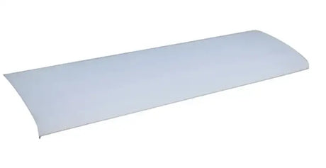 Curved white ceiling light diffuser with spark electrode wire for Dometic Kit 14068