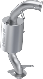 Stainless steel catalytic converter with angled inlet pipe for 140T207 Trail Exhaust 850