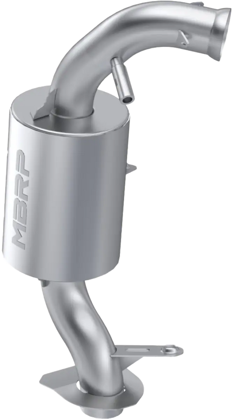 Stainless steel catalytic converter with angled inlet pipe for 140T207 Trail Exhaust 850