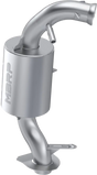 Stainless steel catalytic converter with angled inlet pipe for 140T207 Trail Exhaust 850