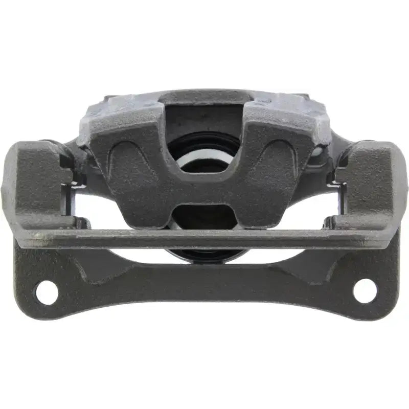 Gray brake caliper from Stop Tech, semi-loaded brake caliper for quick upgrades