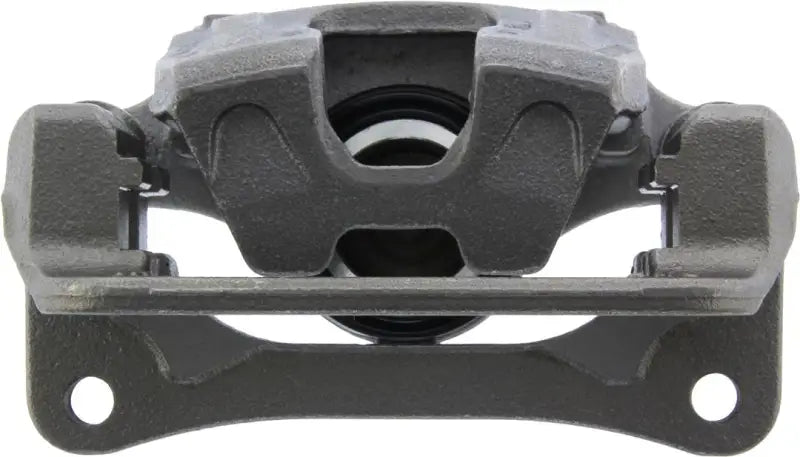 Gray brake caliper from Stop Tech, semi-loaded brake caliper for quick upgrades